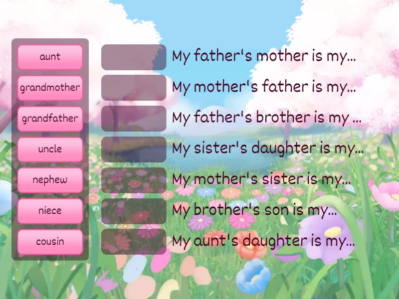 Family tree - Match up