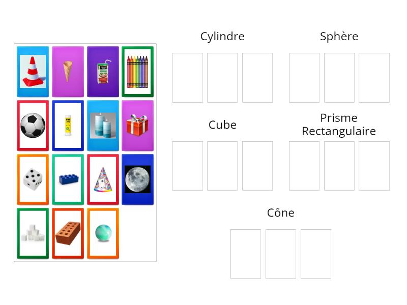 3D Shapes Sorting - Group sort