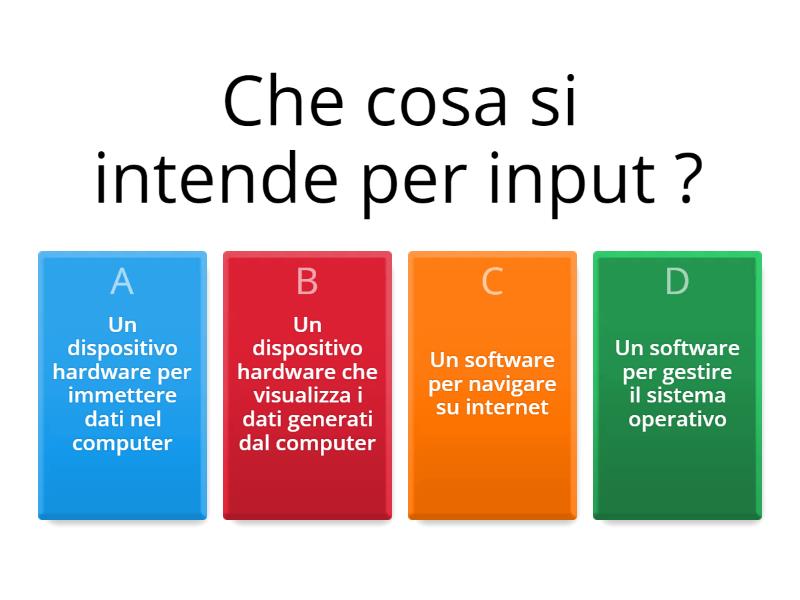 Test Informatica - Quiz