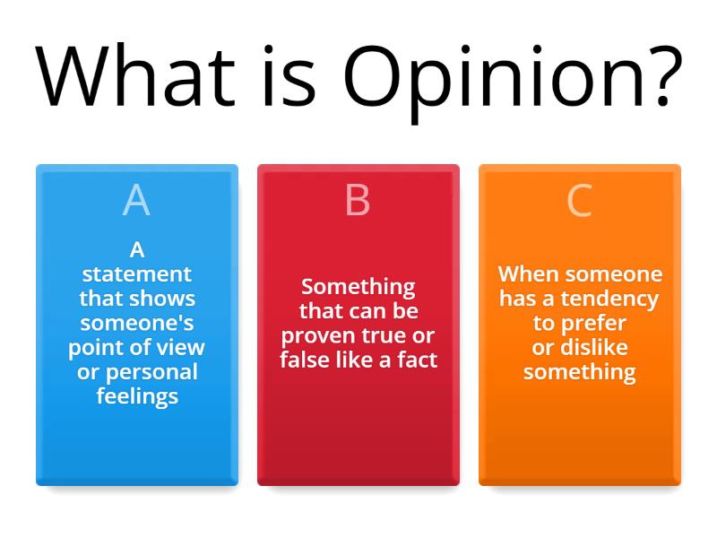 Opinion Fact And Bias - Quiz