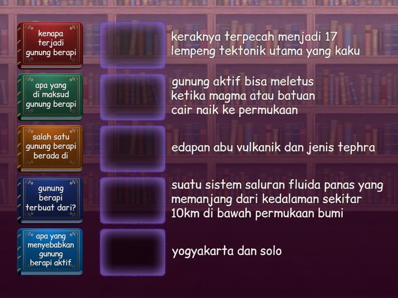 gunung berapi - Match up