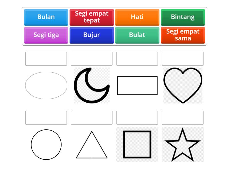 Bentuk - Match up