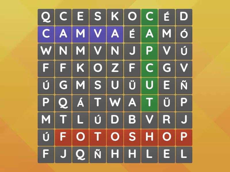 programas y aplicaciones digitales educativas - Sopa de letras