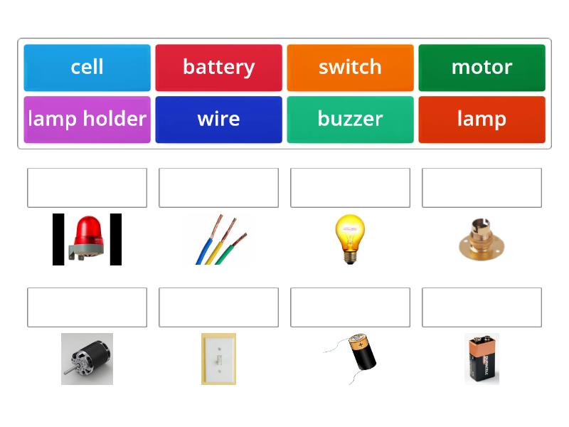 Circuit components - Match up