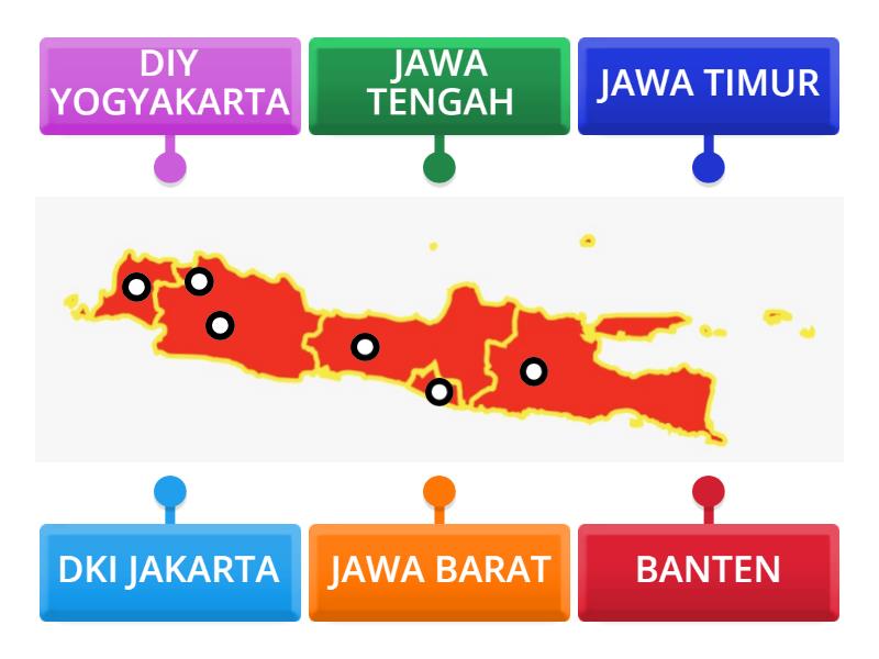 Peta Buta Luar Jawa - Labelled diagram