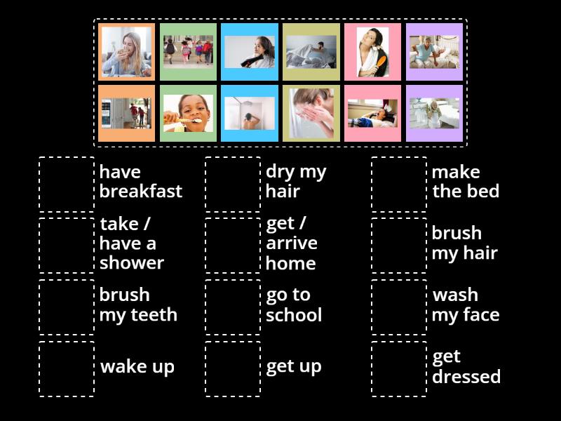 Morning Routine - Match up