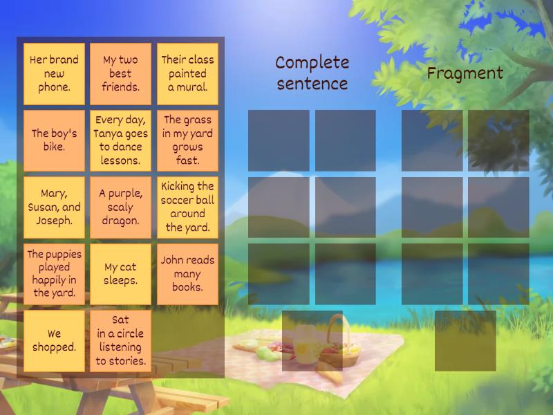 Sentence Sort HC - Group sort