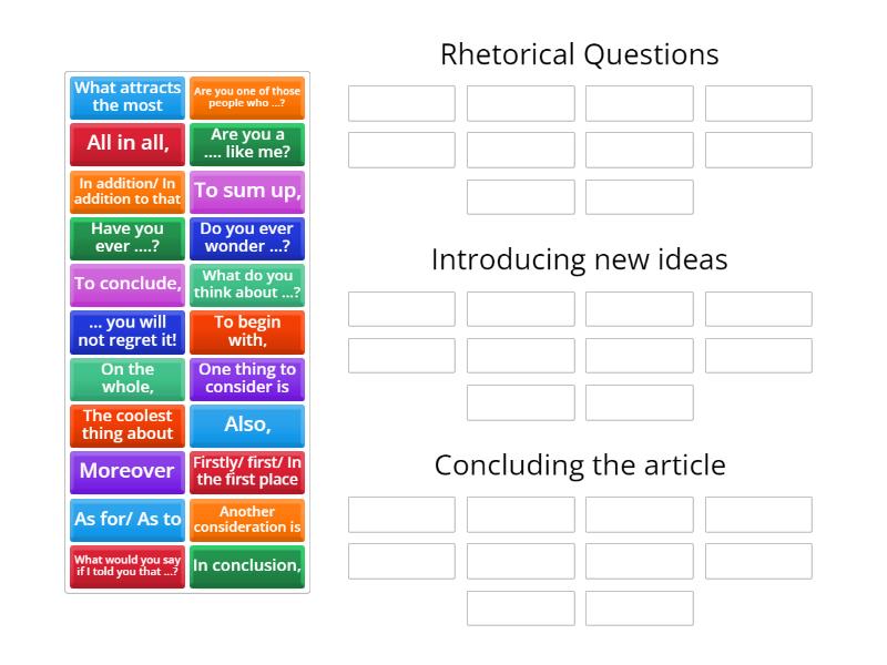 Article - Group sort