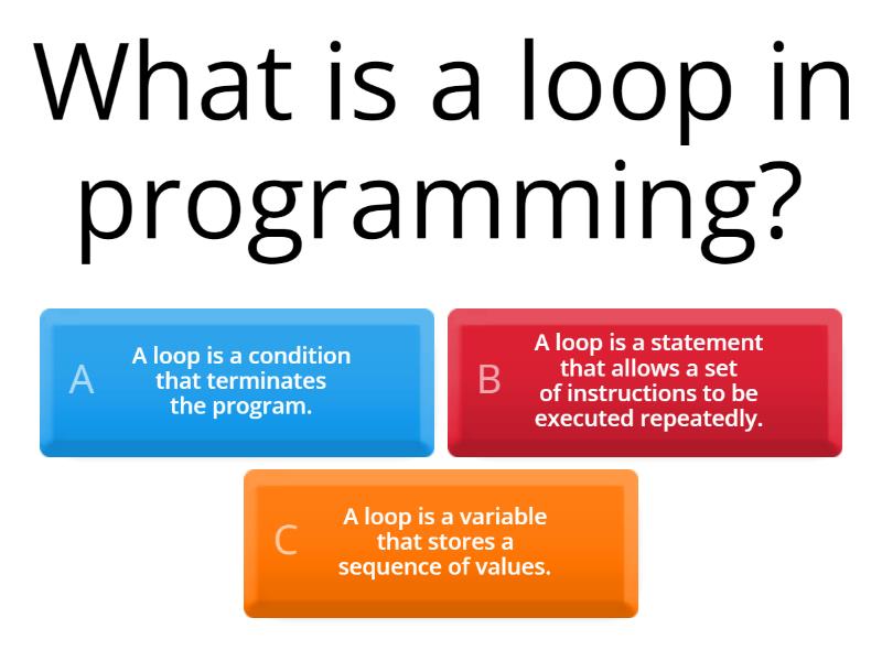 loops - Quiz