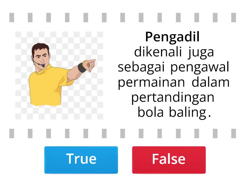 Permainan Bola Baling Kuiz 2 True Or False