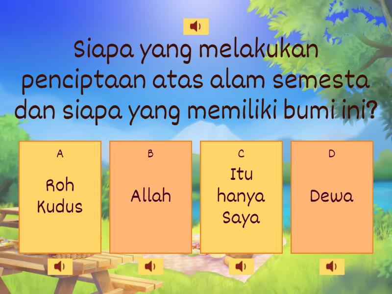 Kuis Penciptaan Alam Semesta Quiz