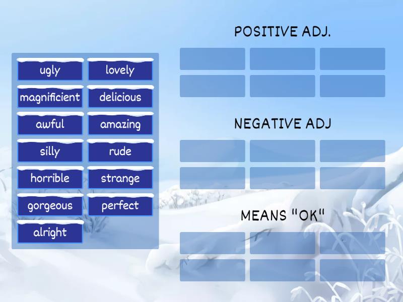 adjectives-group-sort