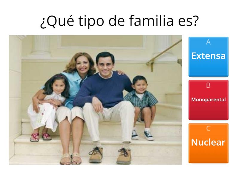 7° TIPOS DE FAMILIA - Quiz