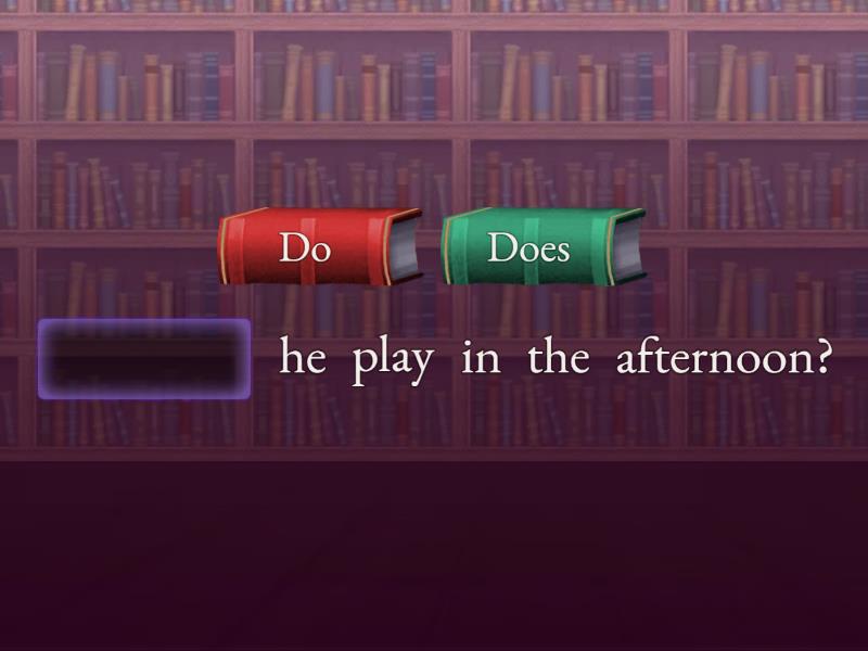 DO ' DOES negative - Complete the sentence