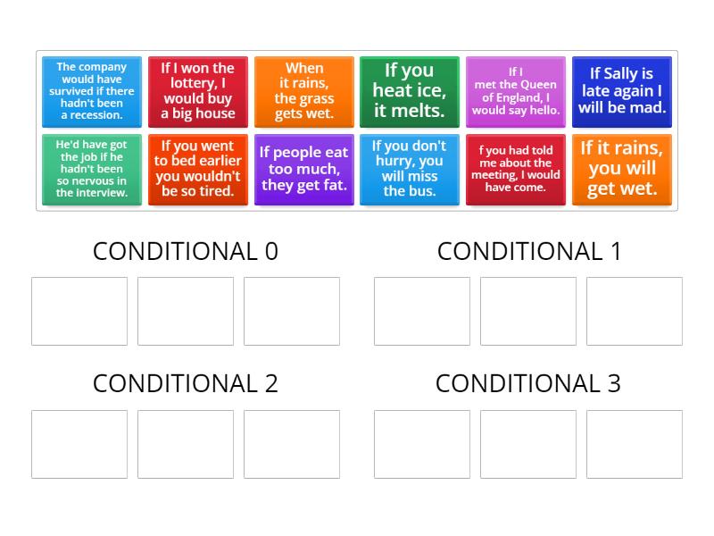 CS-X Unit 4 Mix of Conditional - Ordenar por grupo