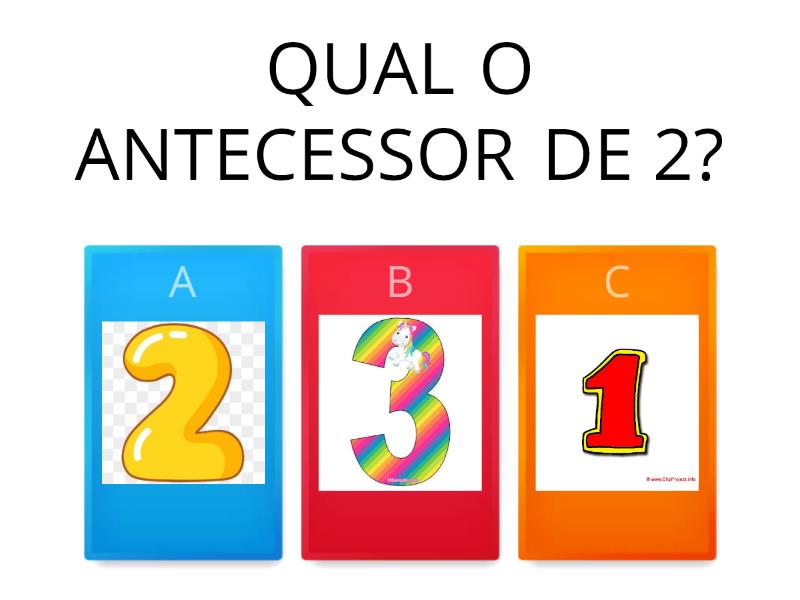 Antecessor E Sucessor Quiz