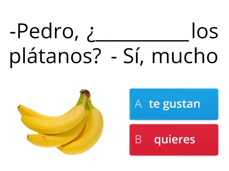 Unidad 4 Querer/gustar - Quiz