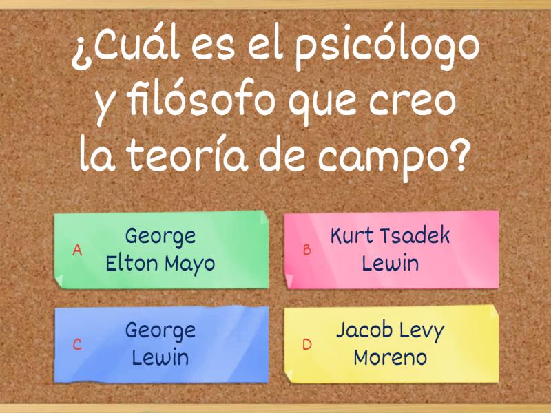 Psicologia de los Grupos - Quiz