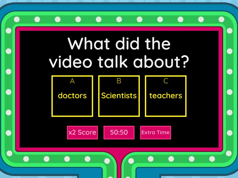 Unit 9 writing scientists gameshow quiz