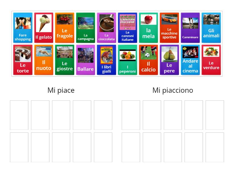 Mi Piace Mi Piacciono Group Sort
