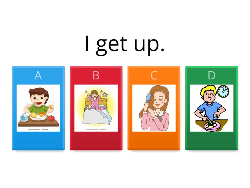 Daily Routines - Choose the correct option - Quiz