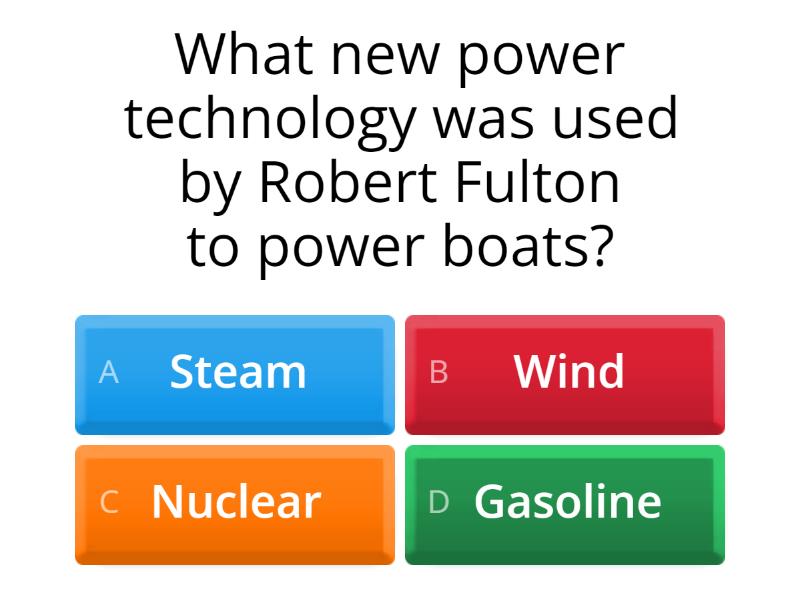 Inventions and Technology during Industrial Revolution Quiz