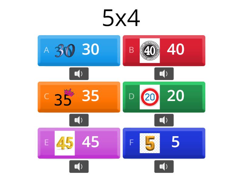2 3 4 5x4