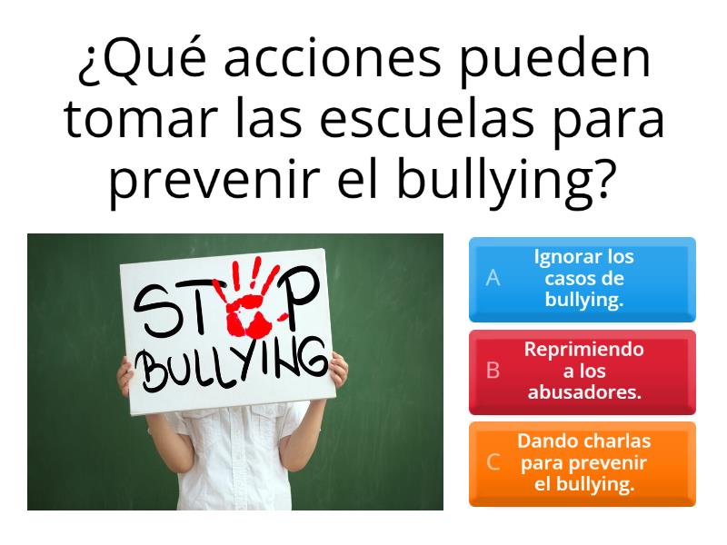 EL BULLYING - Quiz