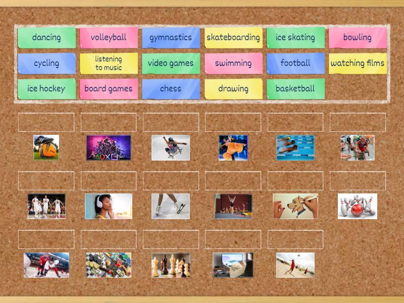 Introduction Pre-int. Sports and hobbies - Match up