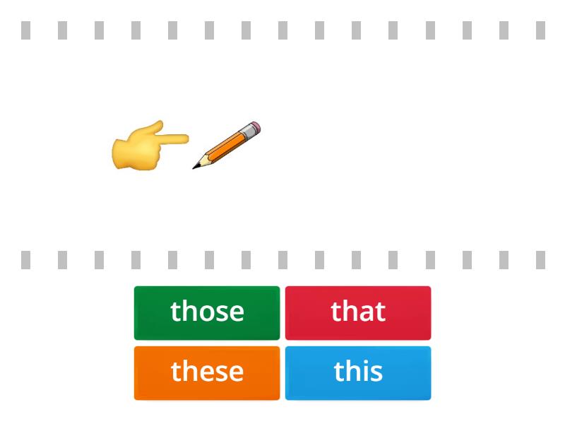this that these those find - Find the match