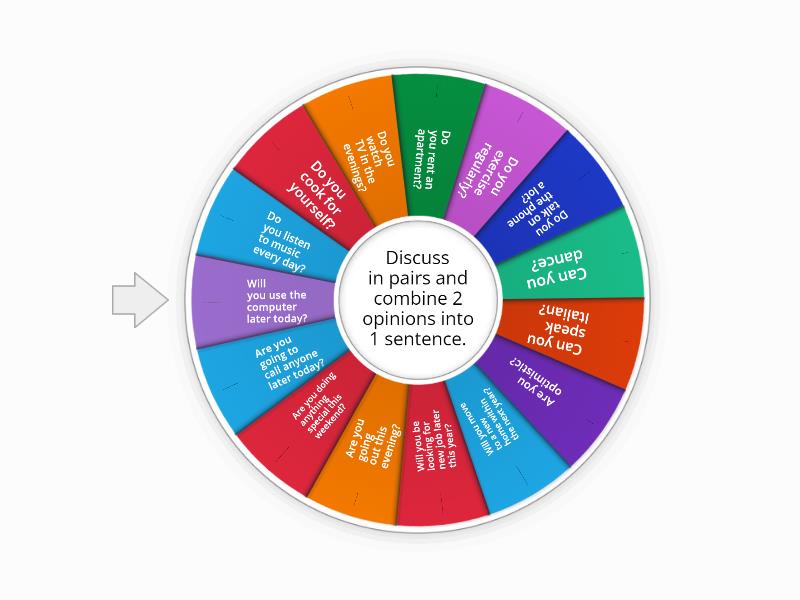 Either/ neither/ both - Spin the wheel
