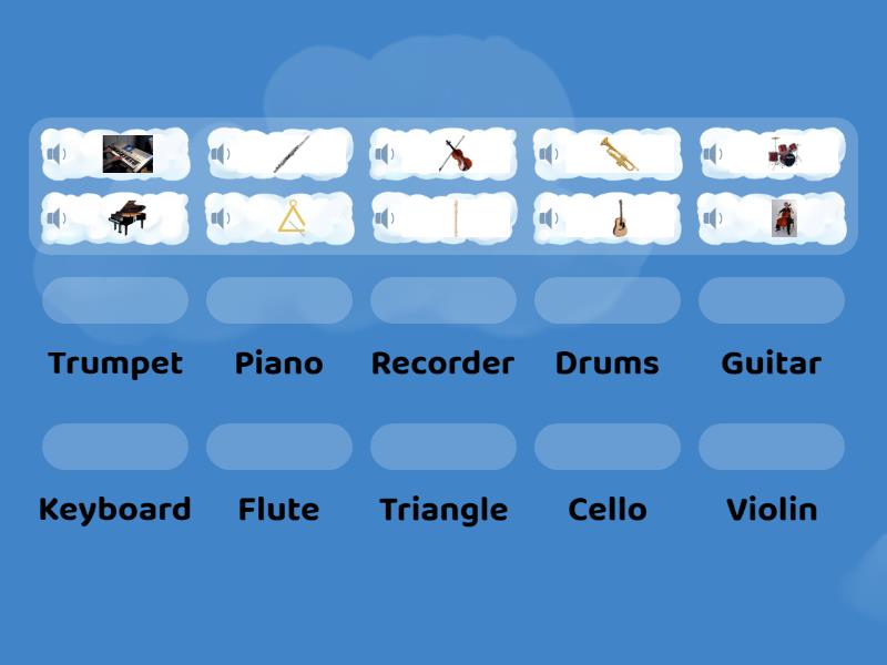 Musical Instruments - Match up