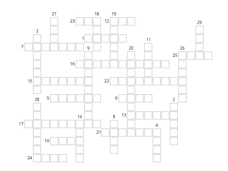 Traveling and transportation vocabulary Crossword
