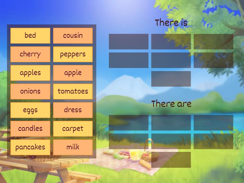 There is/ There are - Group sort
