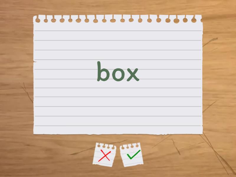 Containers - Flash cards