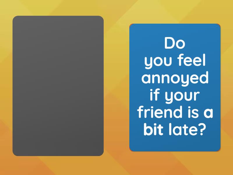 Modifiers Questions - Speaking cards