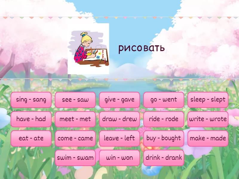 Spotlight 4 Module 7 irregular verbs - Cada oveja con su pareja