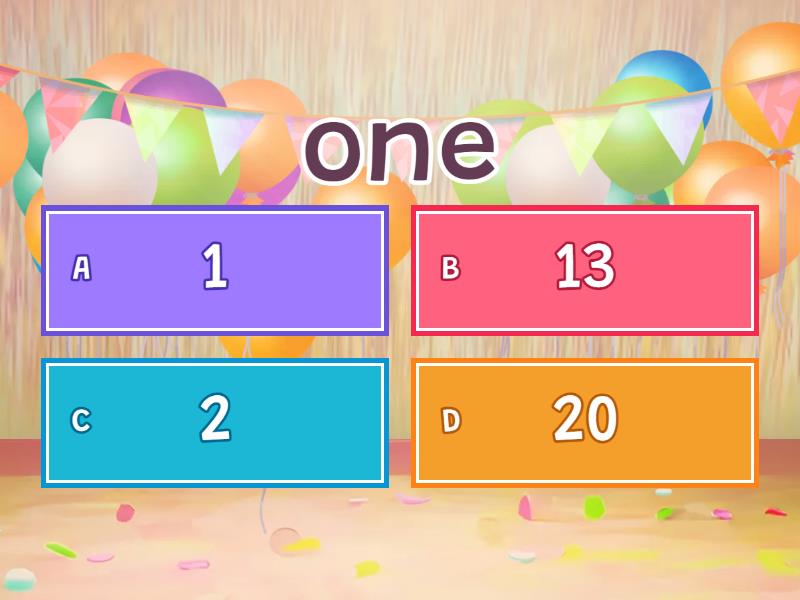 Numbers - Quiz