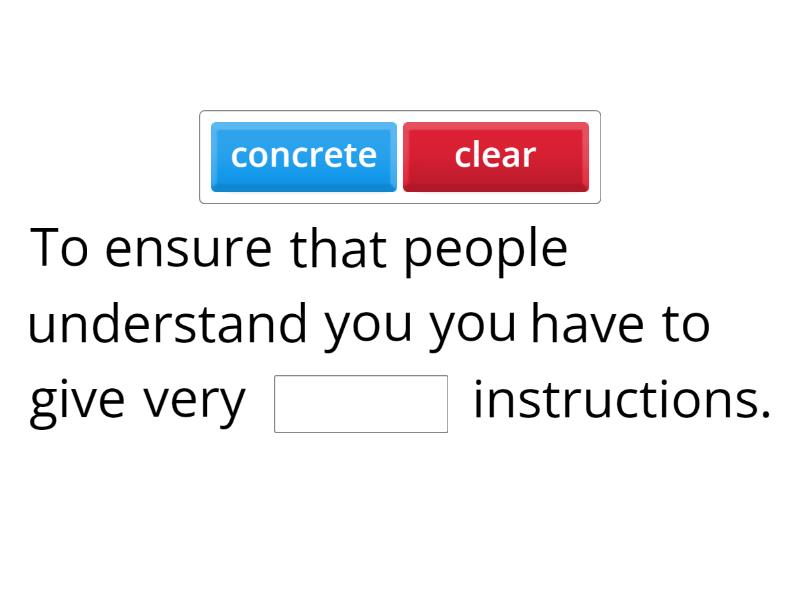 Project management phrases (B1) - Complete the sentence