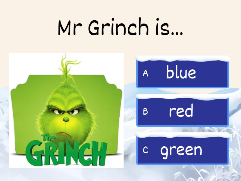 Facts about Grinch - Quiz