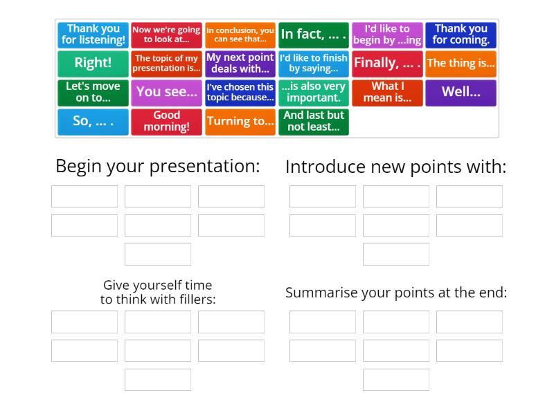 A 2-1 lesson 8 phrases - Group sort