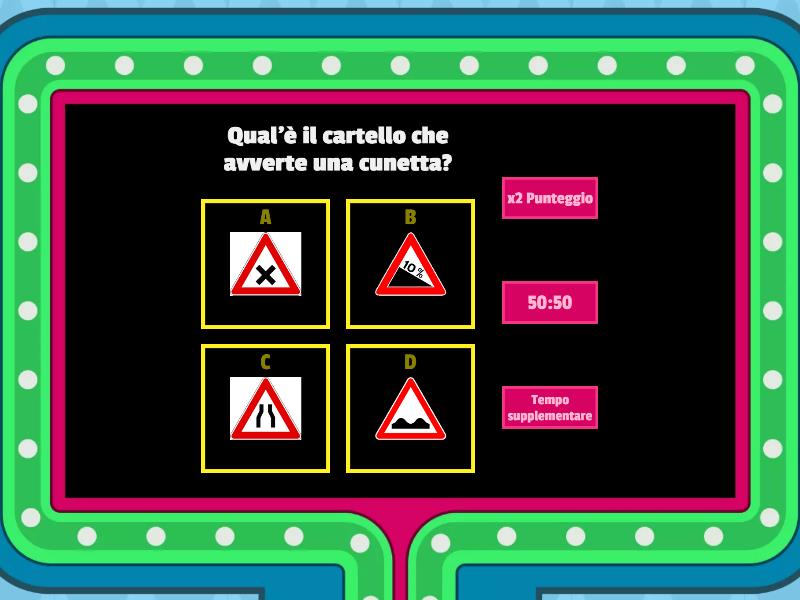 Telequiz Sui Cartelli Stradali ⚠ - Gameshow Quiz