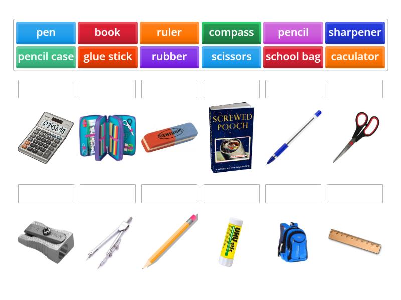 school things - Match up