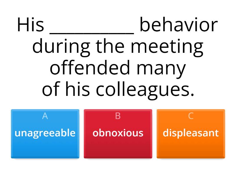 Should You Trust First Impressions Vocabulary Kuis