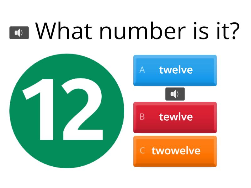 english number spelling 1 to 20