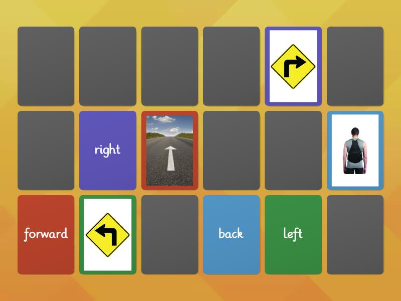 Sách A9.8 Move left directions - Matching pairs