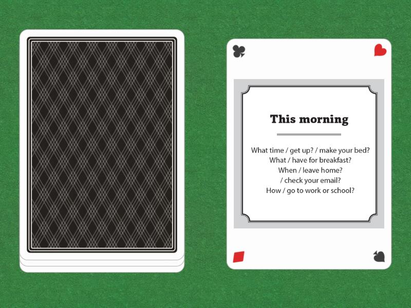 Past Simple Question Cards (EF TB)2 - Speaking cards