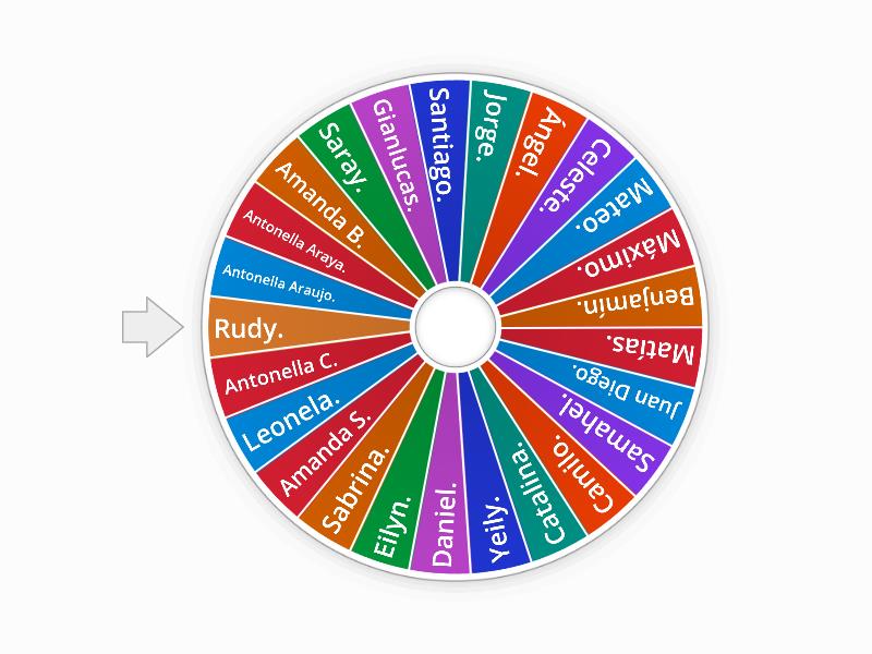 7 mo - Rueda aleatoria