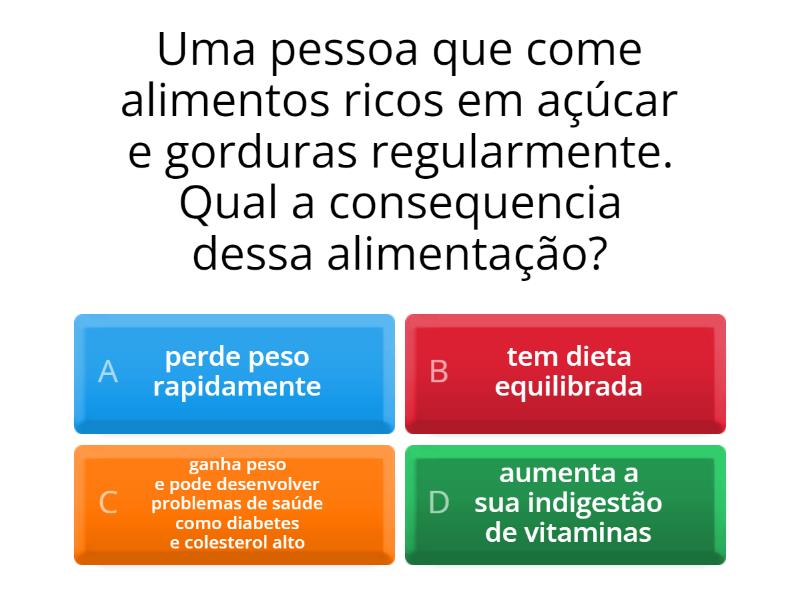 Causa e Consequencia - Questionário