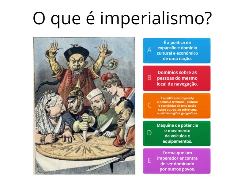 Aula 1 - Imperialismo E Neocolonialismo - Quiz